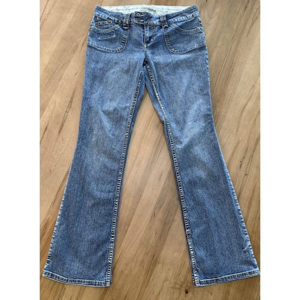 YMI‎ Women's Bootcut Jeans Stretch Blue Denim 5-Pocket Juniors 11 RN#104369 USA